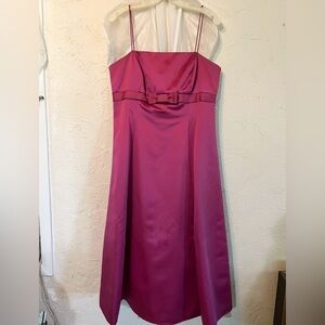 David’s bridal- Elegant Pink Satin Dress